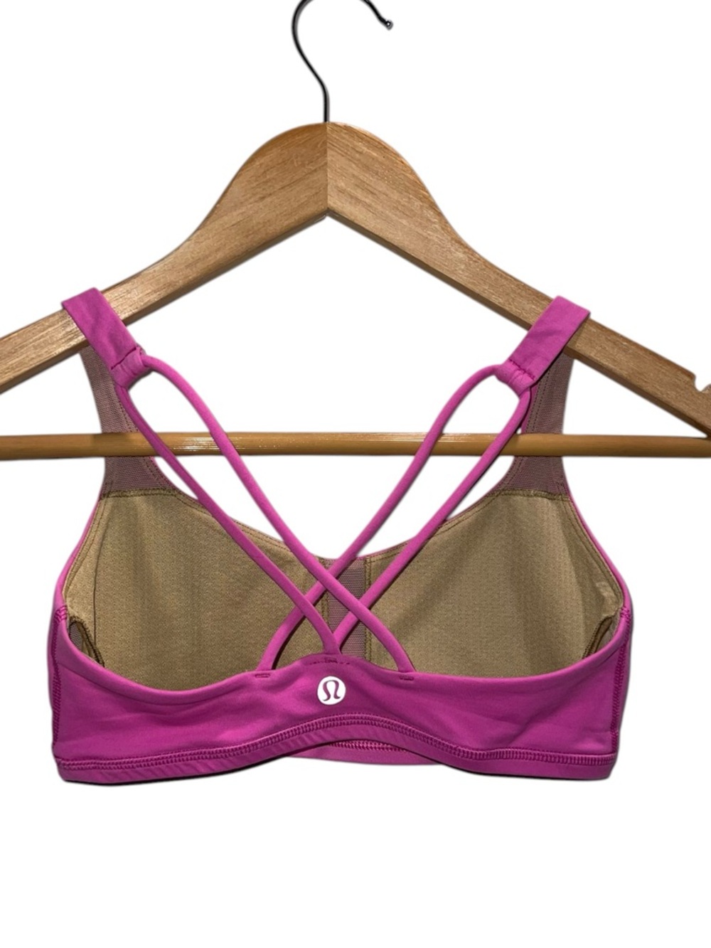 Lululemon Free To Be Strappy Sports Bra Pink Size 2 - Picture 4 of 5